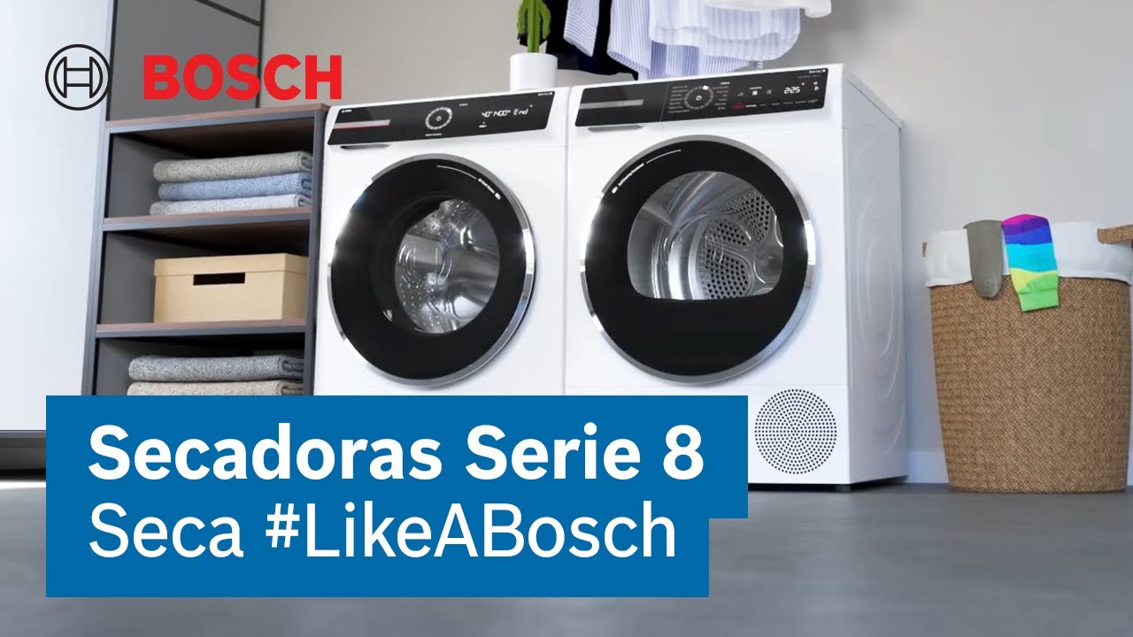 Descubre las secadores Serie 8 y seca tu ropa #LikeABosch