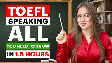 ALL you MUST KNOW about TOEFL Speaking in 1.5 hours: Practice tests, Structure, Tips, Linking words.