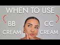 WHEN SHOULD I USE CC CREAM AND BB CREAM? | NINA UBHI