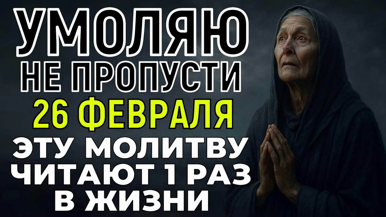 ЗАВТРА БУДЕТ ПОЗДНО! Лишь 1% людей ВКЛЮЧАТ сегодня самую мощную молитву на свете