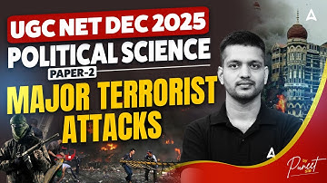 UGC NET Political Science | UGC NET Political Science Major Terrorist Attacks By Puneet Sir