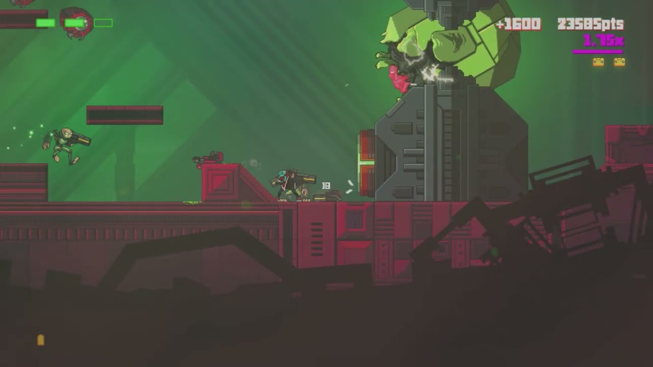 Gunborg: Dark Matters - Review of this smooth shooter with an 80s synth soundtrack