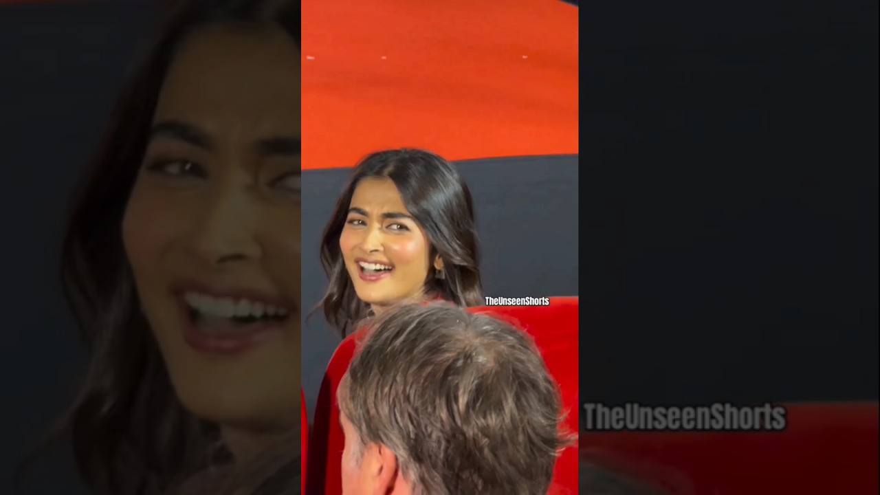 Pooja Hegde🔥❣️looks so stunning on Deva movie Trailer Launch|The Unseen Shorts 
