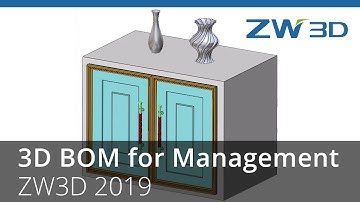 ZW3D 2019 - New 3D BOM for Uniform Management