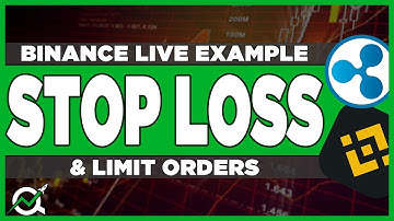 How to Set a Stop Loss on Binance - Proper Way to Use Stop Limit Order (Live Ripple Example)