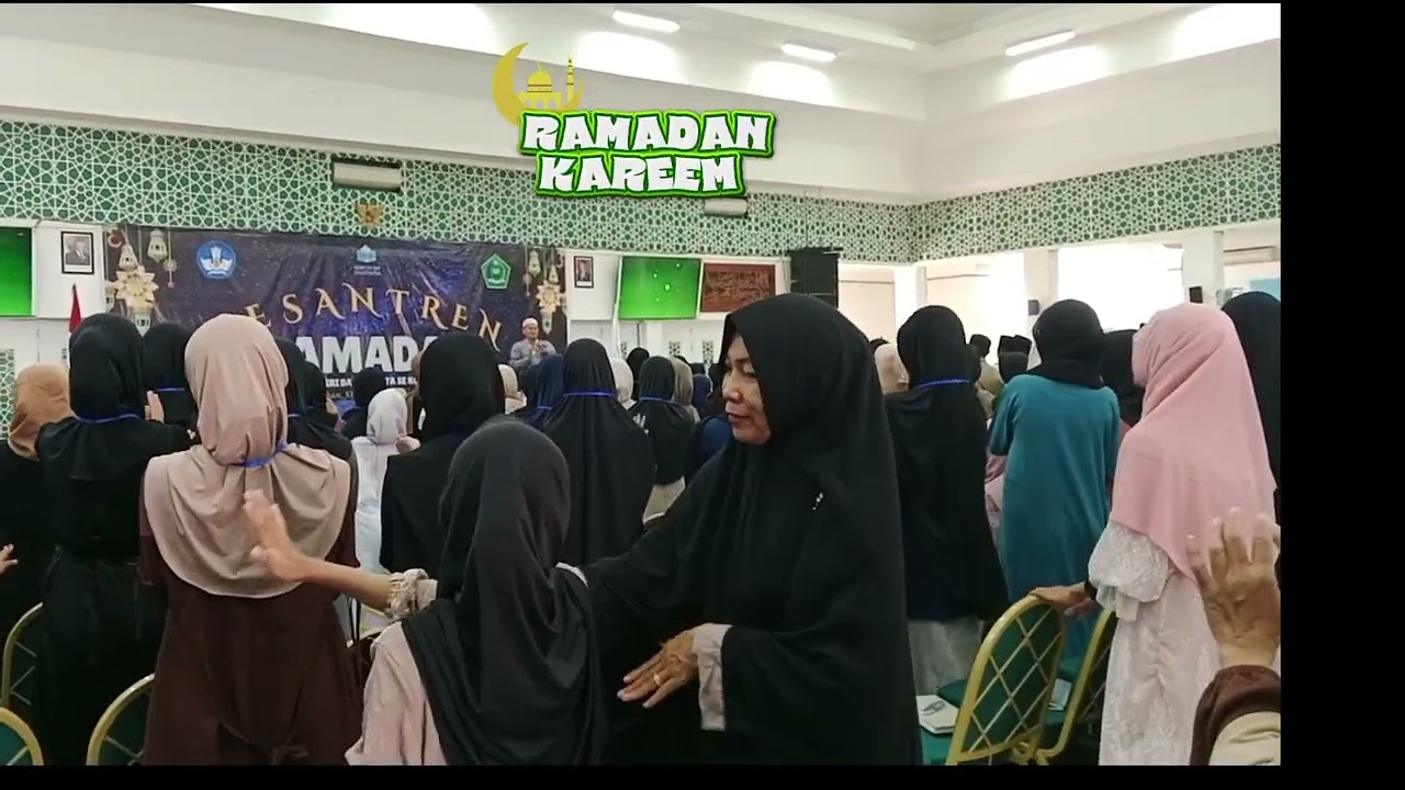 Pesantren Ramadhan hari kedua MGMP PAI SMP se Kota Balikpapan di Embarkasi  Haji,Manggar.