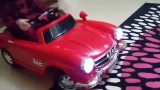 Mercedes 300 Sl Model Akülü Araba Kullaniyoruz Ğlenceli Çocuk Videosu