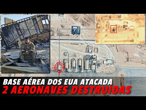 Base aérea dos EUA atacada no Iraque: Aeronaves DESTRUÍDAS e militares feridos