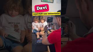DAVI FOI REJElTAD0 NAS ENTREVISTAS 🥲 #tiarute #davi #levidavi #levi #levidavinatv #sbt #band #globo