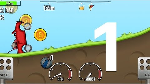 Hill Climb Racing Gameplay - Walkthrough Part 1 - Jeep (iOS, Android) #gameplay #gaming #walkthrough