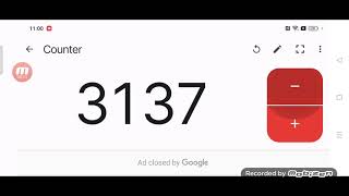 Challenge countdown from 3250