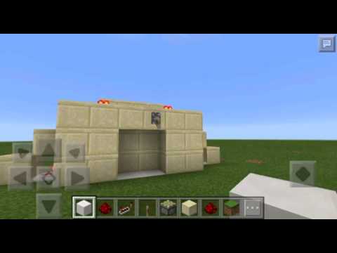  Cara  membuat  pintu  otomatis  di Minecraft  Pe YouTube