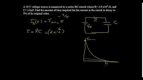 RC Circuit Charging & Discharging Examples