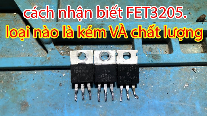 So sánh mosfet 032n08 và irf3205 năm 2024