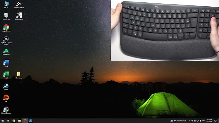 Logitech Wave Keys - How to Connect with Windows - Easy Setup Guide