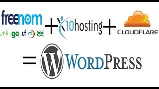 How To Create Wordpress with Free Domain & SSL 2018!!