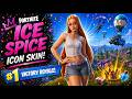 Winning everything In Fortnite with Ice Spice Icon Skin
