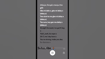 Thumbnail of Active (Lyrics)- Asake Ft Travis Scott #afrobeat #asake #travisscott #active #shortsvideo