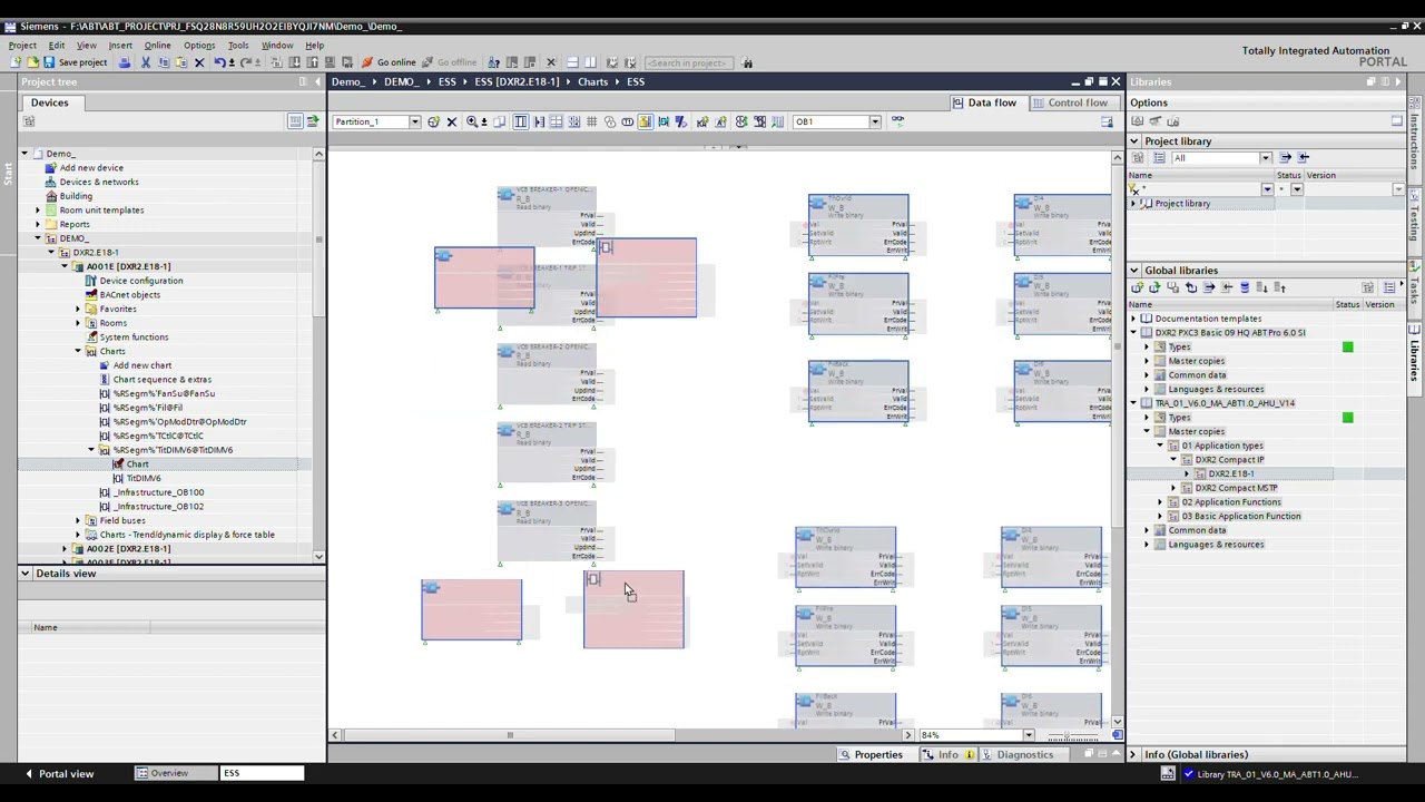 ABT SITE DXR2.E18-101A IO's ASSIGNING WITH DIM6