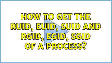 How to get the ruid, euid, suid and rgid, egid, sgid of a process?
