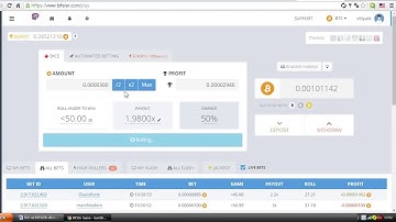 Bitsler Bitcoin Working strategy Bot/Script for Bitsler.com -  June 2017