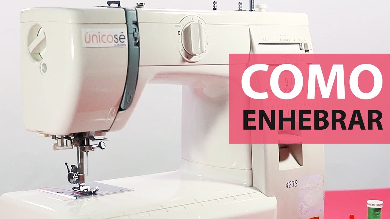 Perla Subproducto abeja Como enhebrar una maquina de coser - YouTube