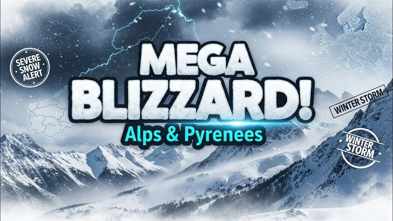 Alps & Pyrenees BLIZZARD! January 2026 Snowstorm Update ❄️