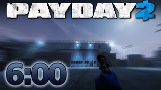 PAYDAY 2 - Shadow Raid - Speedrun 6:00m - NO ALARM [Solo - DS/OD]