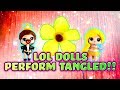 LOL Surprise Dolls Perform Tangled! W/ Unicorn, The Great Baby & Scribbles