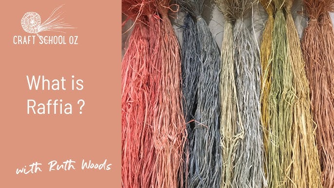 Colored Raffia : How to Dye Your Own - My Eclectic Treasures