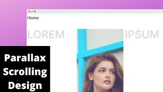 Parallax Scroll Ecommerce Gallery Web Design with HTML CSS And JavaScript and GSAP ScrollTrigger