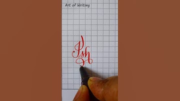How to Write Ishani in CALLIGRAPHY like a Pro! #shorts #shortsfeed #shortvideo