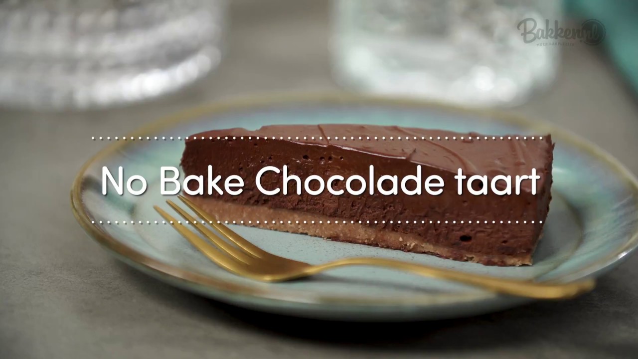 Uitgelezene Chocoladetaart bakken zonder oven - YouTube MU-11