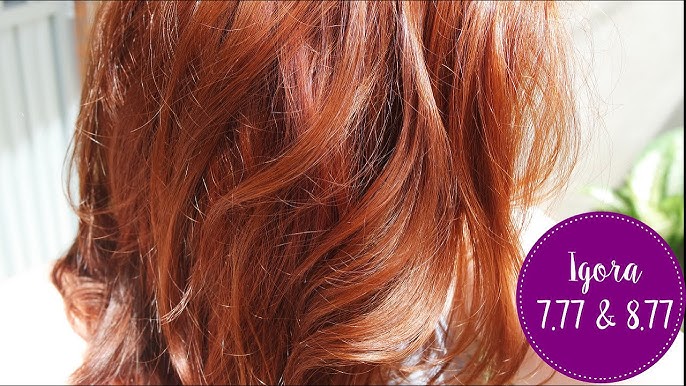 Retocando a raiz do meu cabelo com a igora 9.7 #ruiva #ruivo #ruivanat