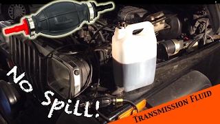 A cheap way to a clean change of your transmission fluid - JEEP Wrangler YJ : Ep 3