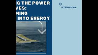 Harnessing the Power of the Waves: Transforming Movement Into Energy