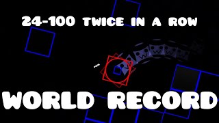 (TIED WR) Silent Clubstep 24-100 TWICE IN A ROW || Geometry Dash 2.2