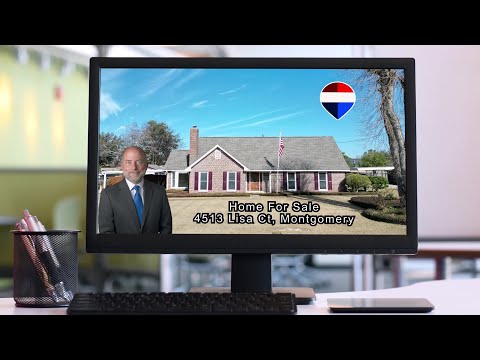4513 Lisa Ct, Montgomery, AL home video tour