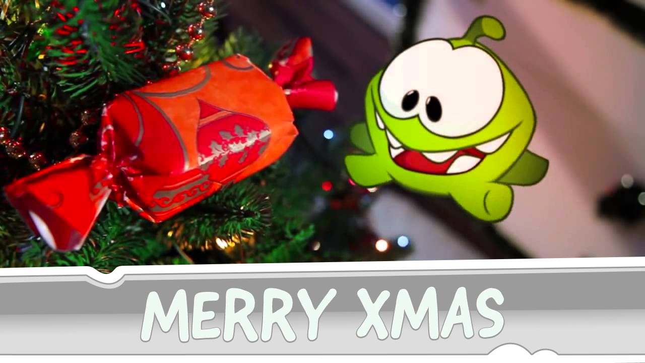 ⁣Om Nom Wishes You Merry Christmas!