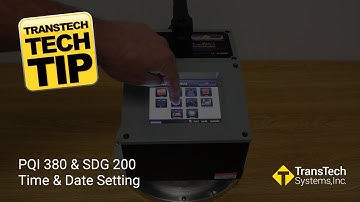 PQI 380 & SDG 200 Time & Date Setting Tutorial