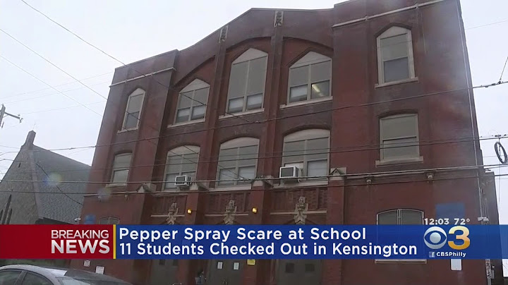 Angst op school in Kensington nadat leerling per ongeluk pepperspray in de klas spuit