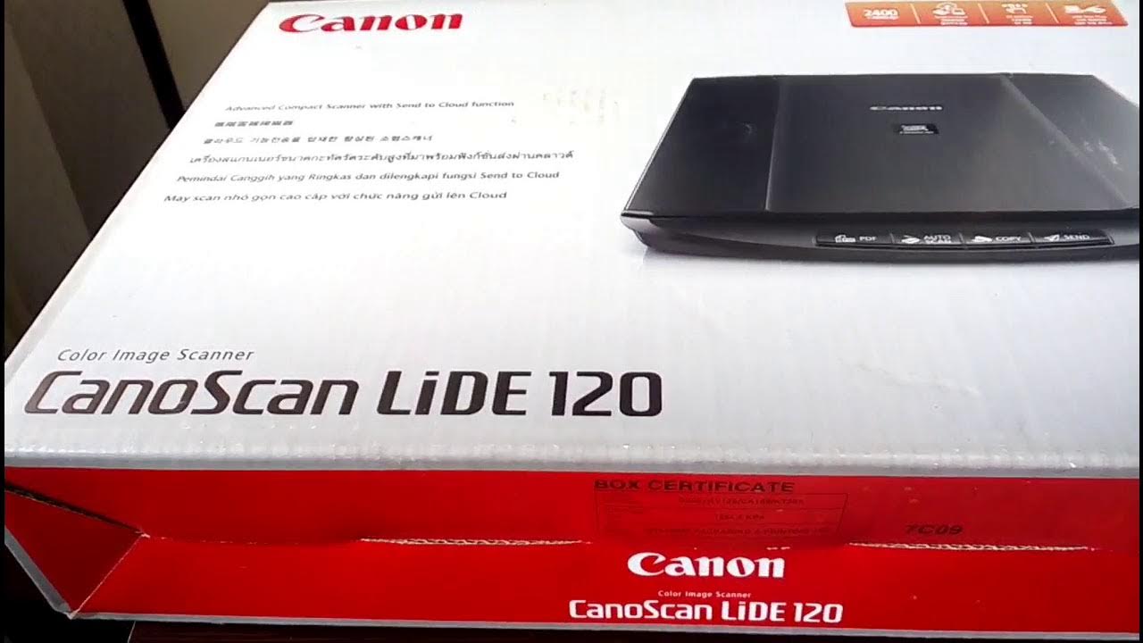 Canon CanoScan 120 driver download and Install windows 10 - YouTube