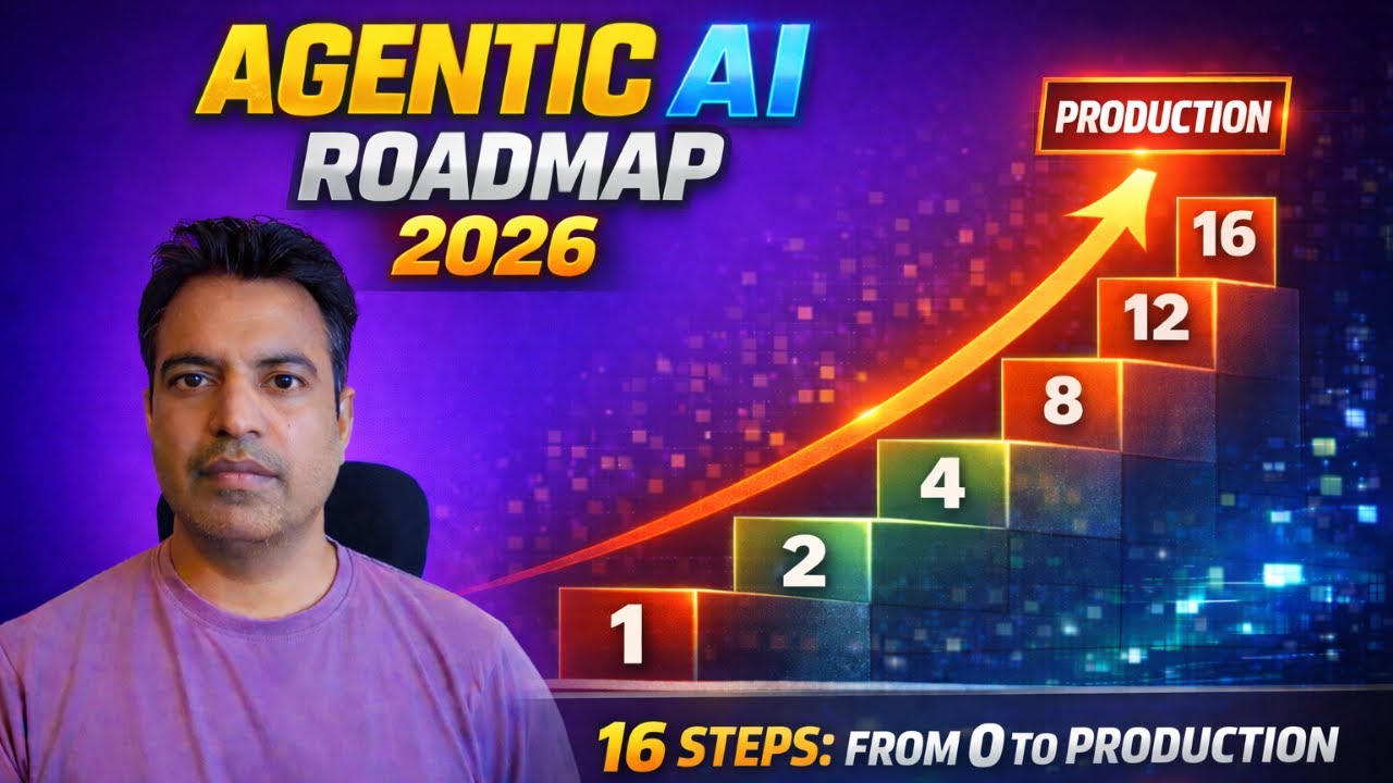 Agentic AI Roadmap 2026: 16 Steps From Zero to Production