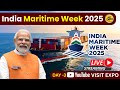 🔴 LIVE: India Maritime Week 2025 – Day 3 | PM Visit &amp; Green Maritime Mission 🌿⚓