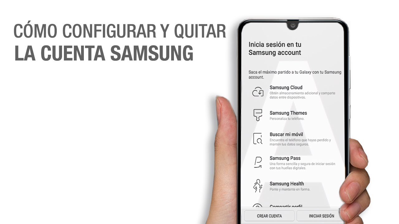 Como crear una cuenta samsung account