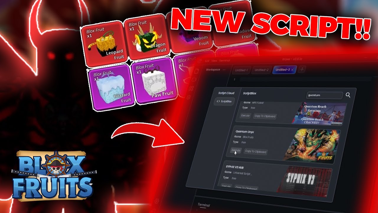 *NEW* BLOX FRUITS SCRIPT 🐦🔥 - AutoFarm, X-Ray, AutoKill, ESP ...
