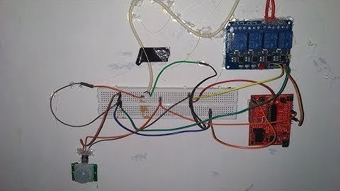 Motion sensing gallery lights using TEXAS INSTRUMENT MSP430 CONTROLLER