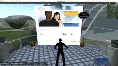 Daden Internet Browser on BGSU Virtual Campus in Second Life
