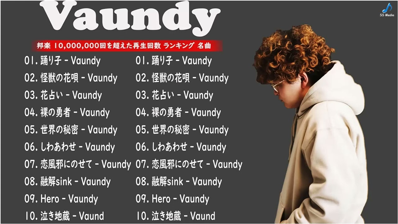 Vaundy 有名な曲 Vaundy ヒット曲 Vaundy おすすめ Vaundy 主題歌 - YouTube