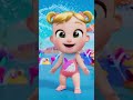 Baby Shark Dance with Nico and Nina! 🦈🦈 #shorts #littleworldnurseryrhymes #babyshark